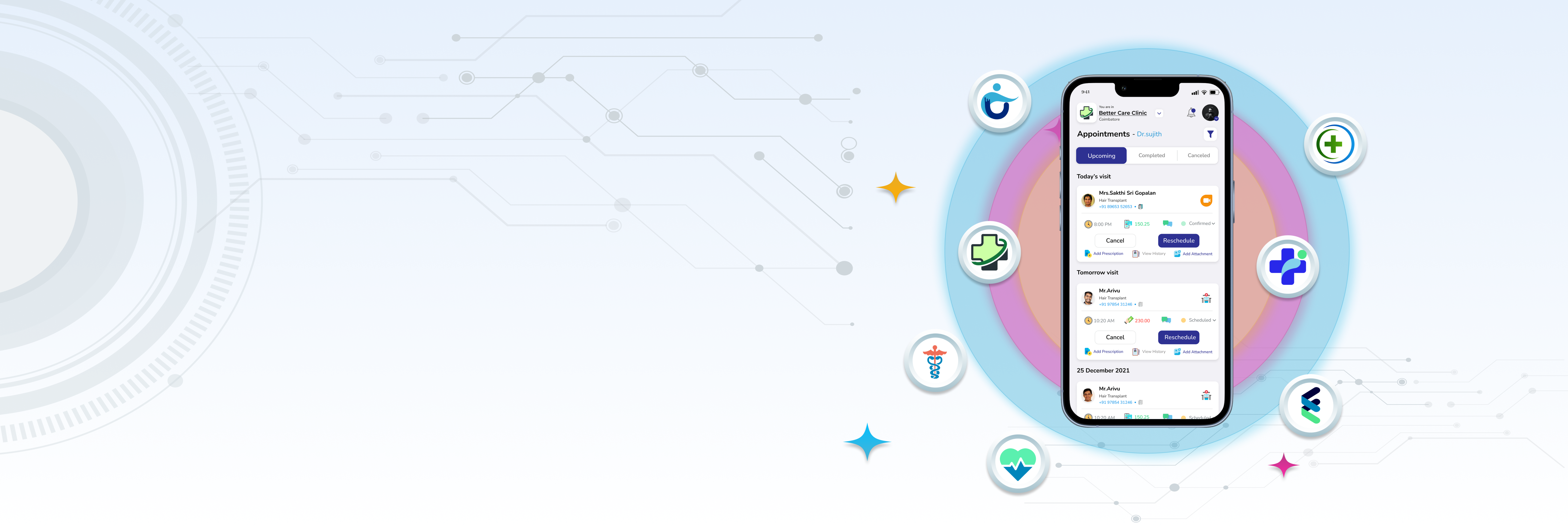 Healthcare Mobile App Slide 3